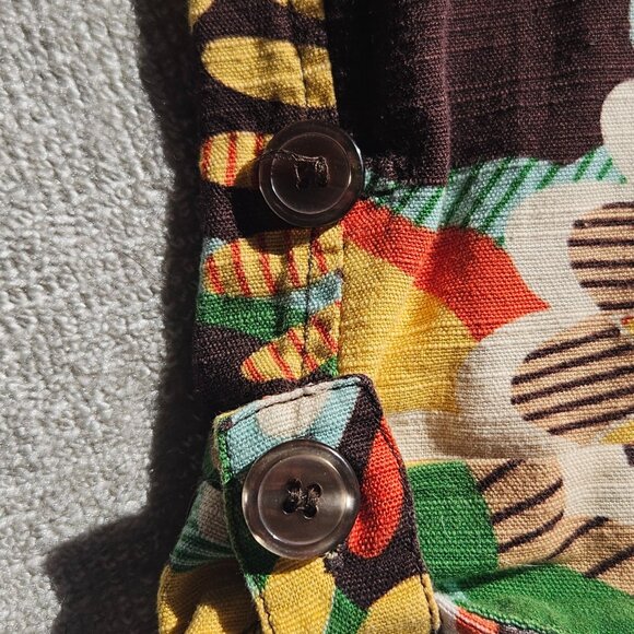 KAVU Cotton Colorful Adjustable Length Shorts, Size 6 - Picture 5 of 8